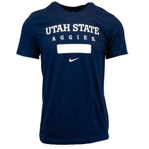 utah state aggies nike tshirt navy